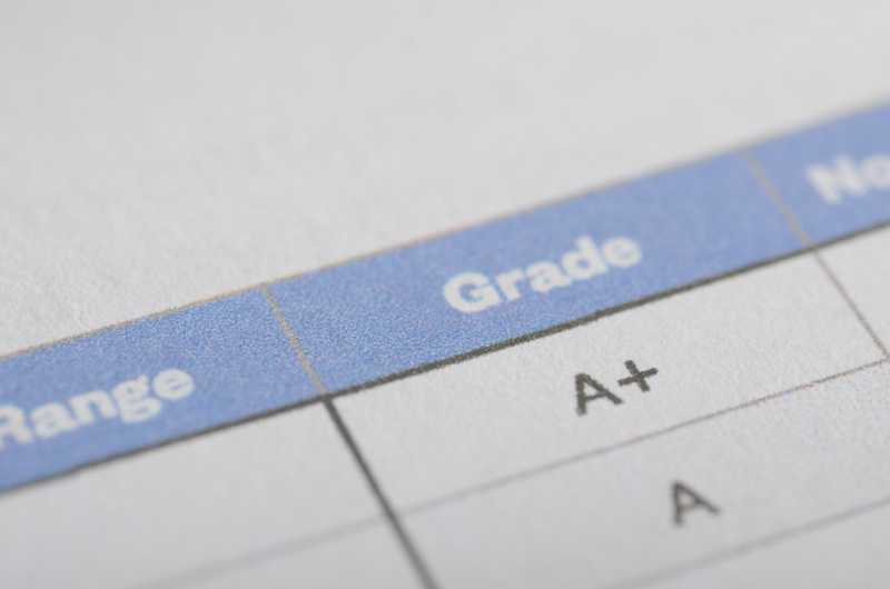 Cover sheet of a report card.