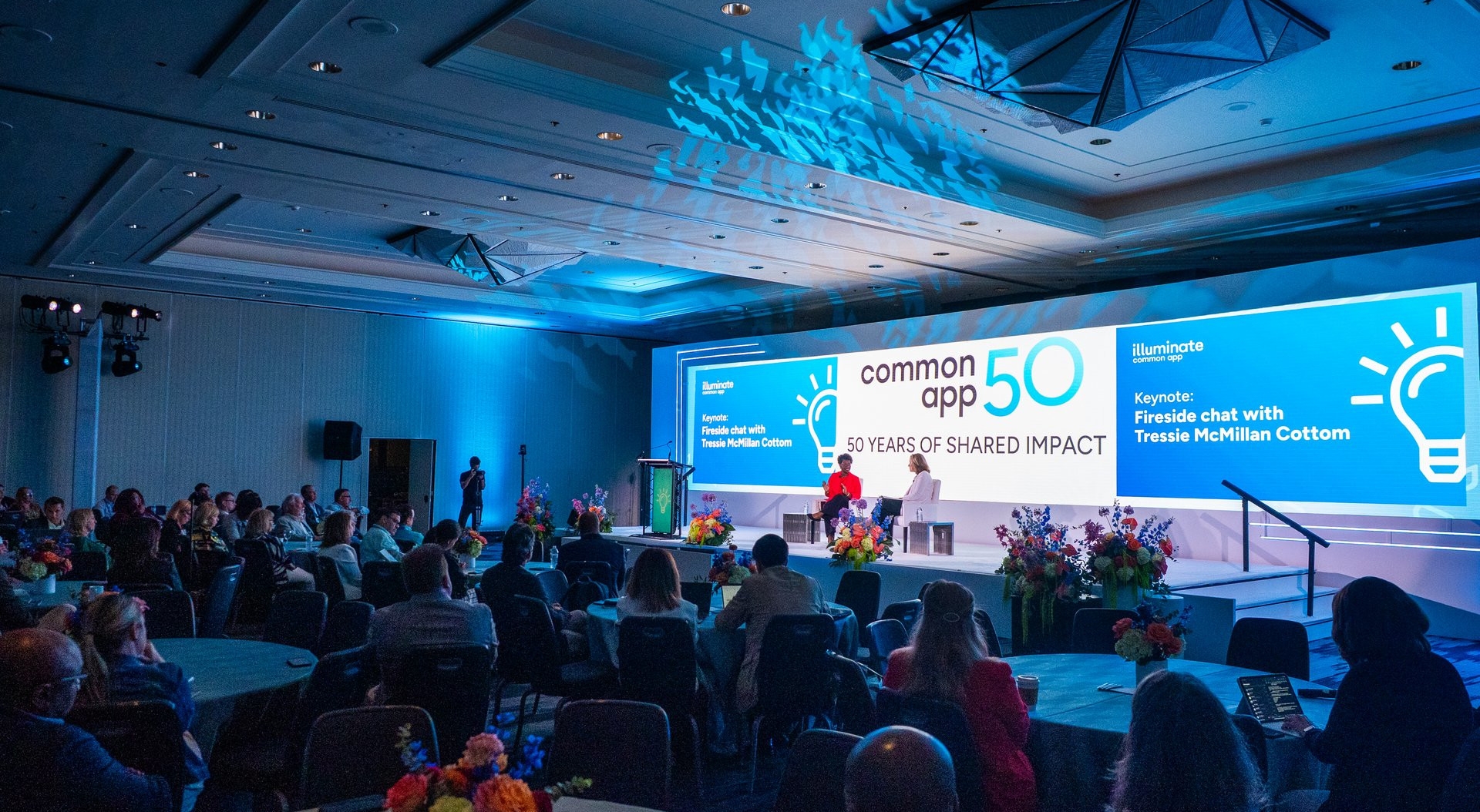 Keynote session at Common App Illuminate, 2025.
